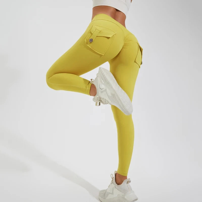 Nylon Yoga Pants Butt Lift