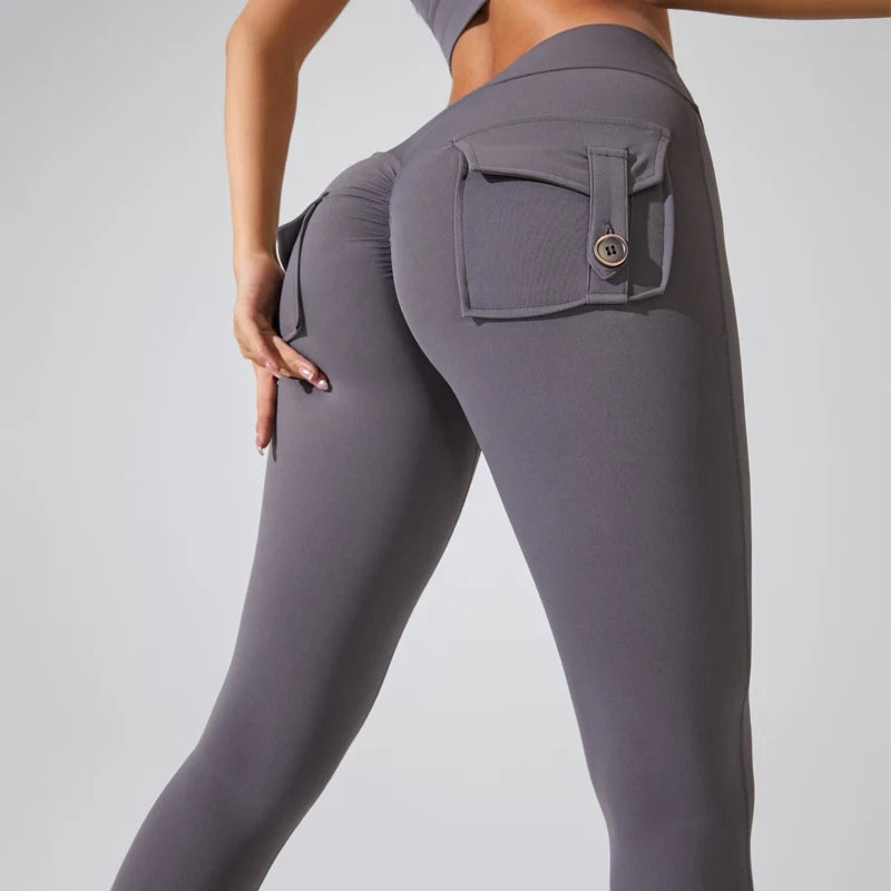 Nylon Yoga Pants Butt Lift