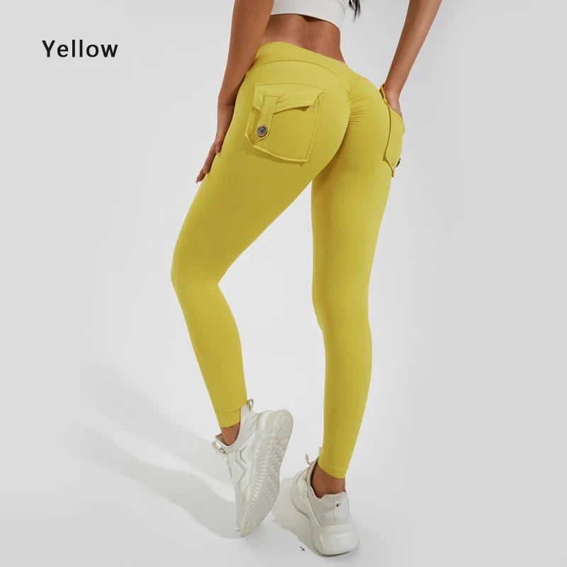 Nylon Yoga Pants Butt Lift