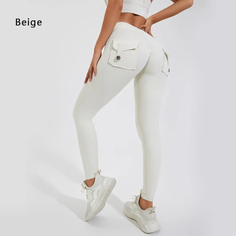 Nylon Yoga Pants Butt Lift