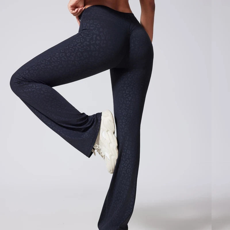 Women's High-Waisted Flared Yoga Pants
