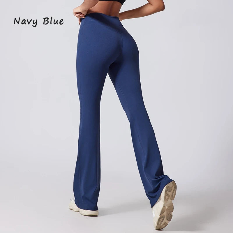 Women's High-Waisted Flared Yoga Pants