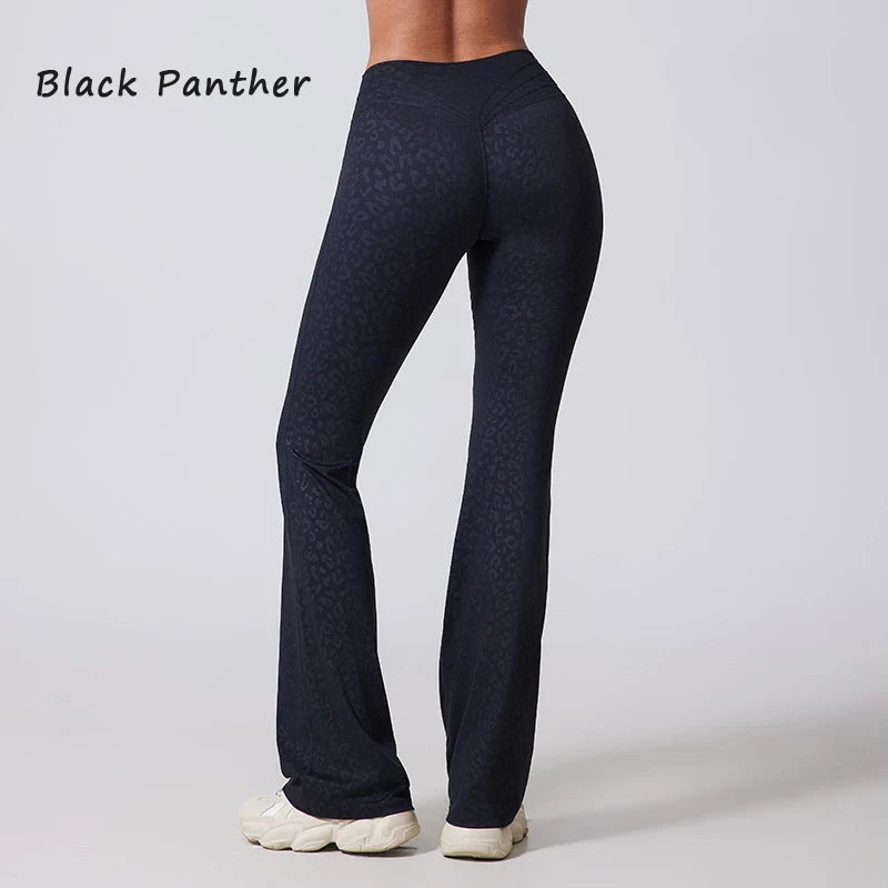 Women's High-Waisted Flared Yoga Pants
