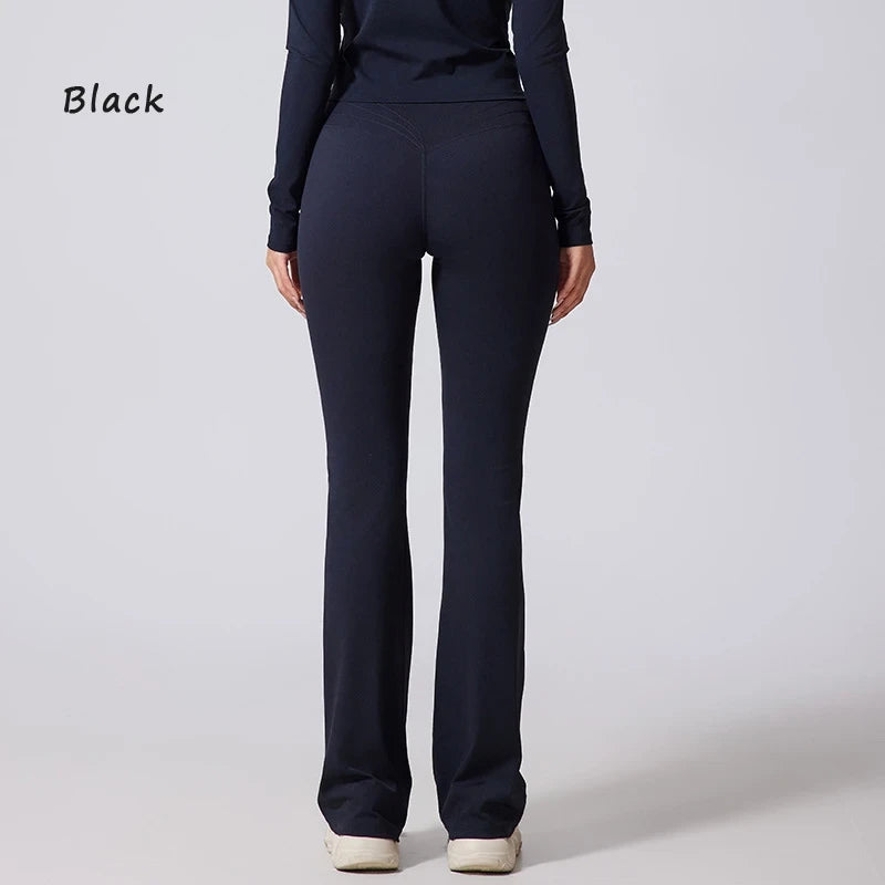 Women's High-Waisted Flared Yoga Pants