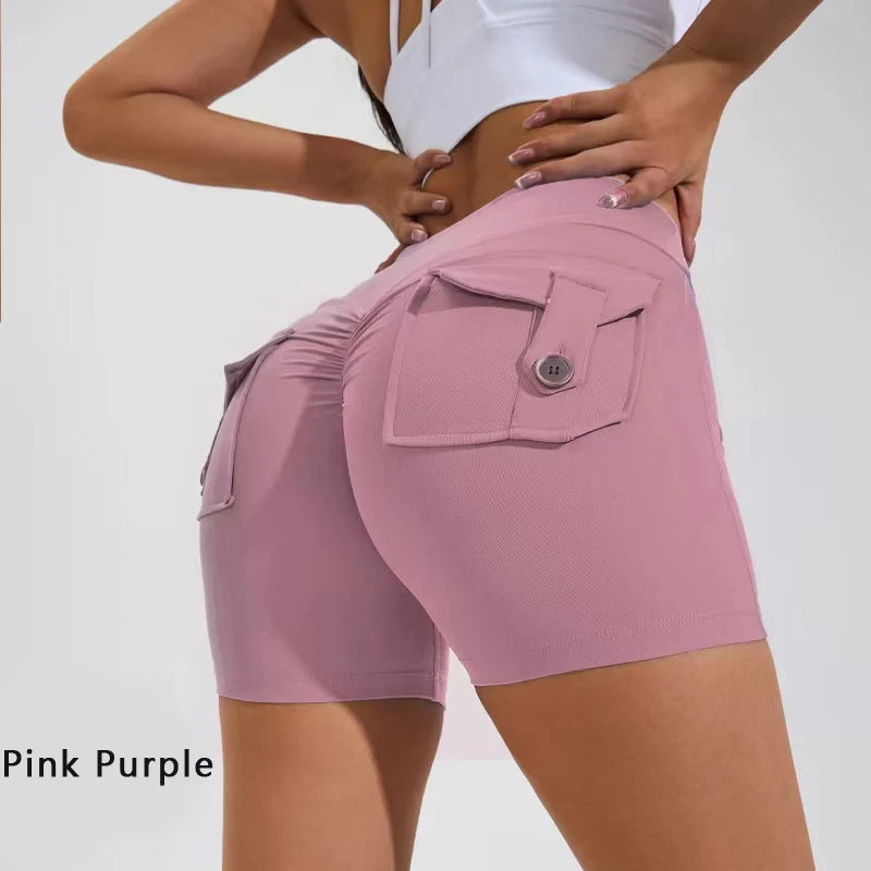 High Waist Yoga Shorts