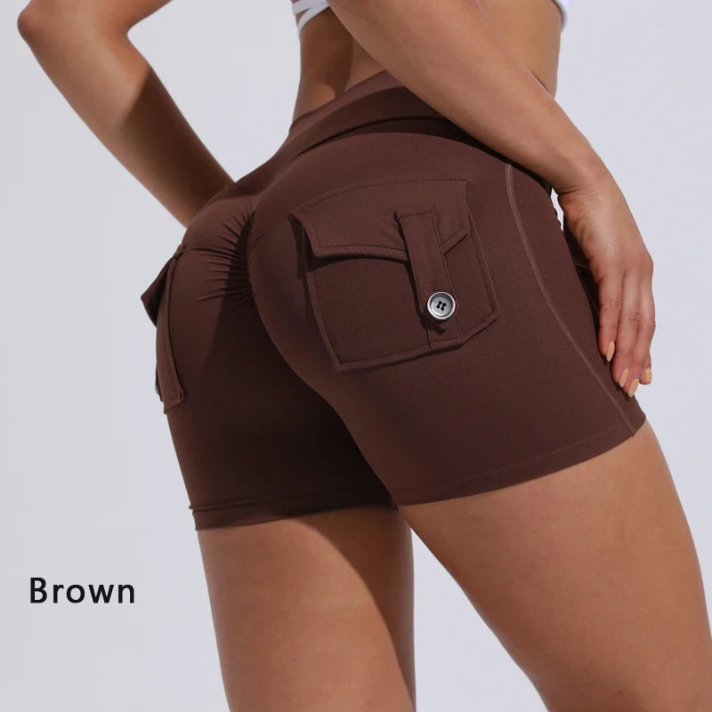 High Waist Yoga Shorts