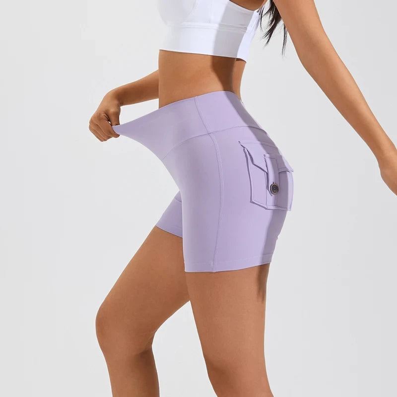 High Waist Yoga Shorts