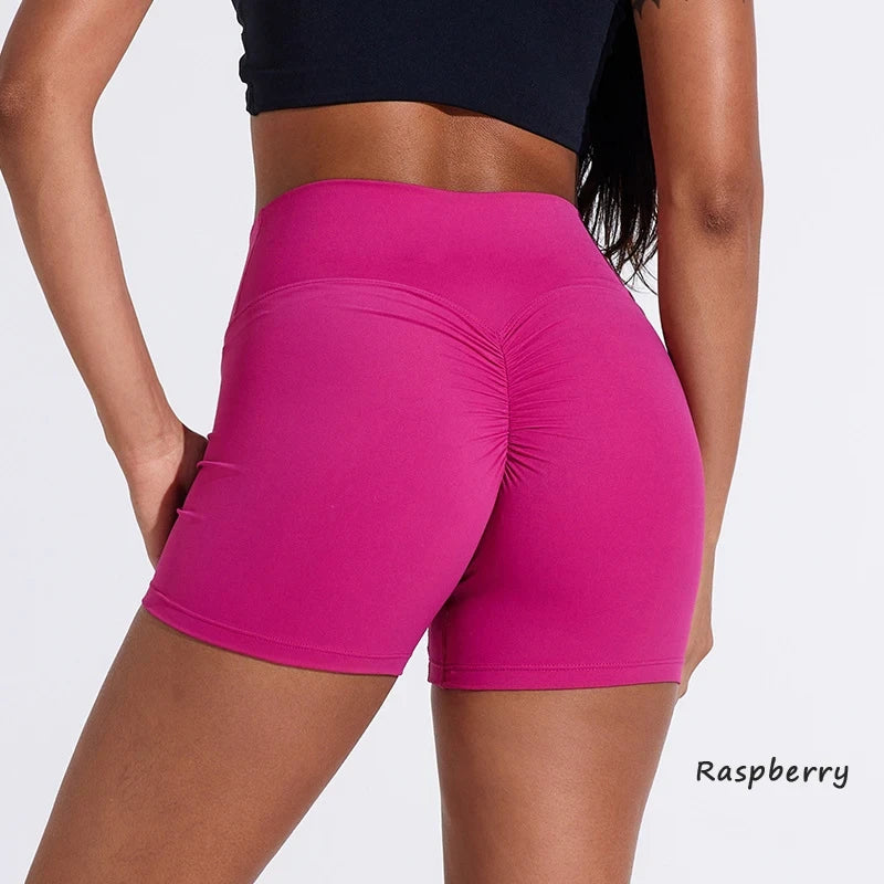 Women's High-Waisted Yoga Shorts