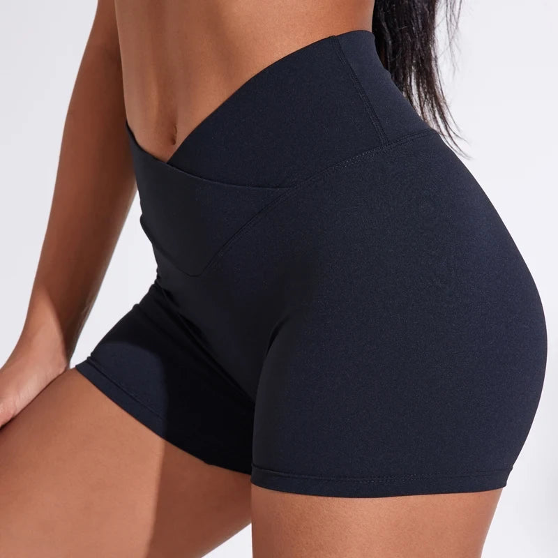 Women's High-Waisted Yoga Shorts