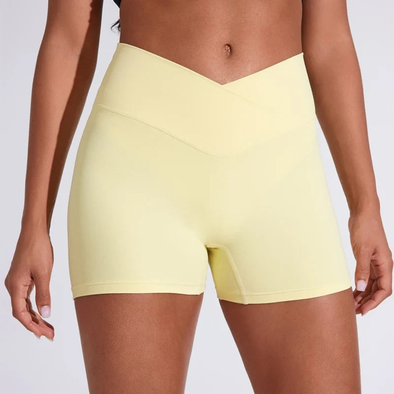 Women's High-Waisted Yoga Shorts
