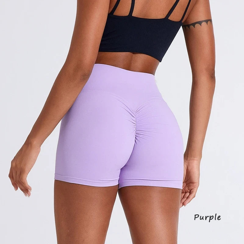 Women's High-Waisted Yoga Shorts