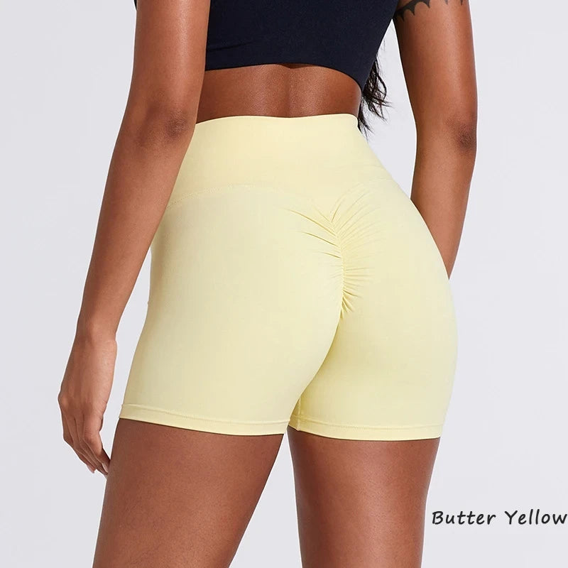 Women's High-Waisted Yoga Shorts