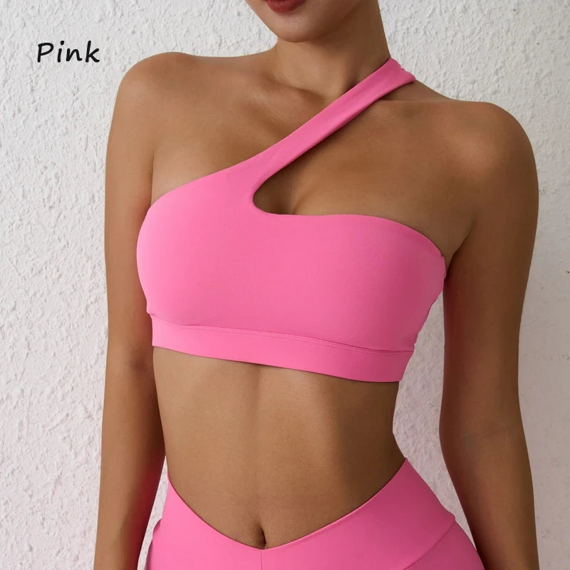 One-Shoulder Sports Bra